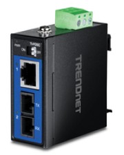 TRENDnet HARDENED INDUSTRIAL 1000BASE-LX Converter Glasfaser LWL 1 Gbps (TI-FGSC)