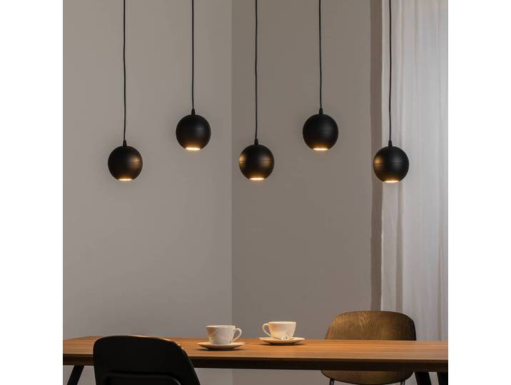 Hängeleuchte Midway HELAM, schwarz, für Wohn- / Esszimmer, Metall, Modern