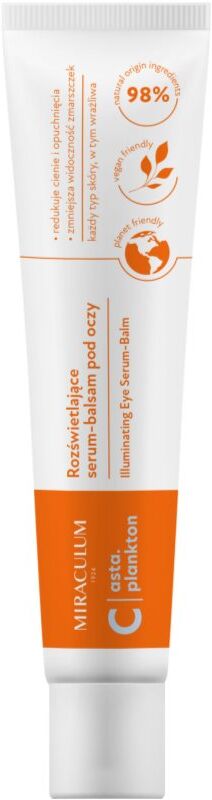 Miraculum Asta Plankton C brightening cream for puffy eyes and dark circles 20 ml