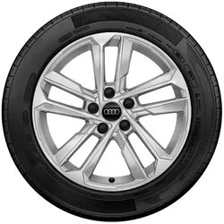 Audi Original Sommerradsatz Rad, 5-Parallelspeichen	   brillantsilber, 8,0Jx17, ...