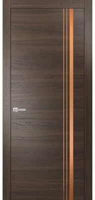 SartoDoors Planum 1010   Bedroom Door Interior Door   Solid Wood   Frame & Hardware Included   18x80, Chocolate Ash