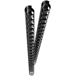 GENIE Spiralbinderücken DIN A4 10 mm schwarz 25 Stück