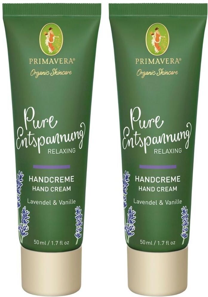 PRIMAVERA Pure Entspannung Handcreme 2x 2x50 ml Creme