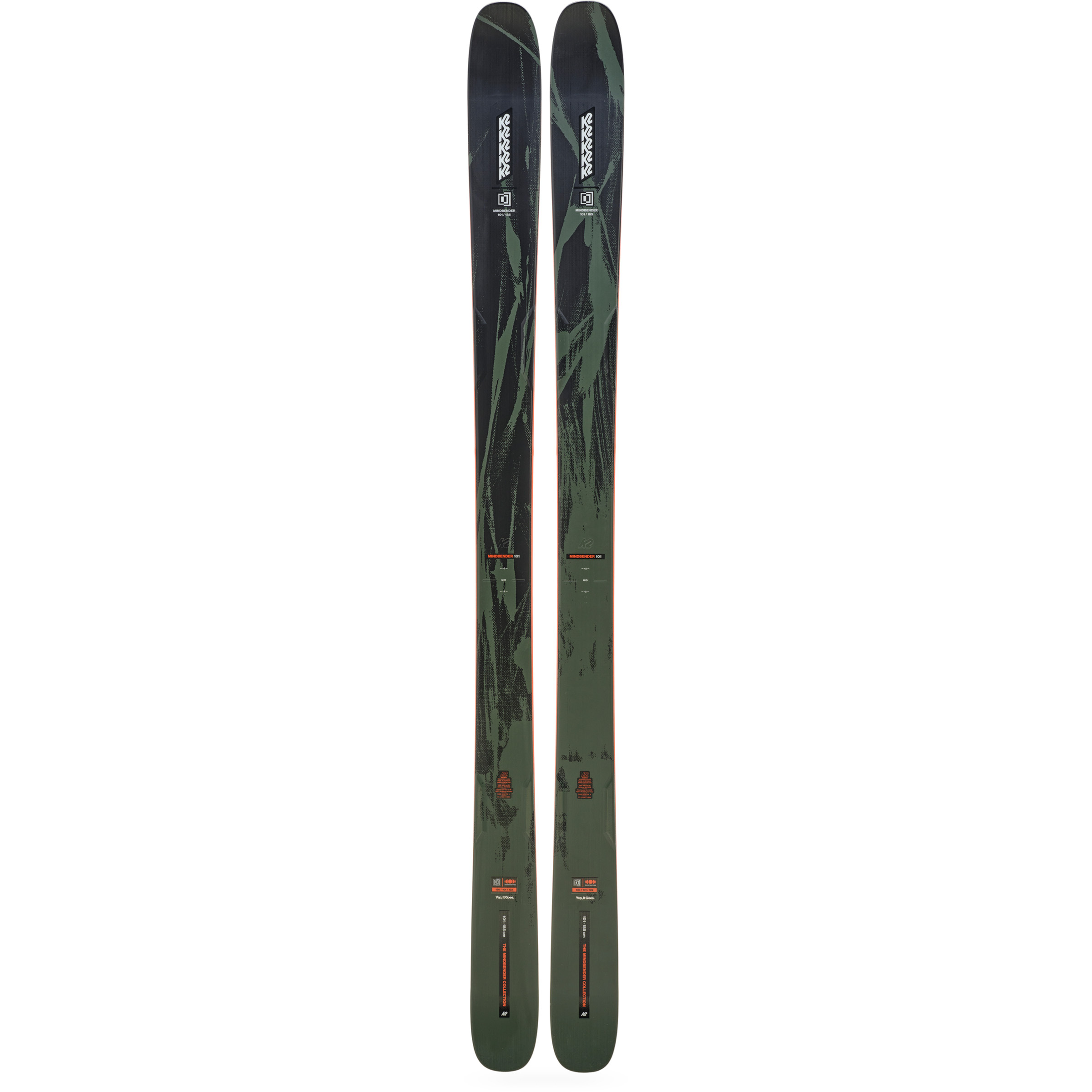 K2 Mindbender 101 Freerideski 26/27 Ski weiss Größe 185CM Freeride