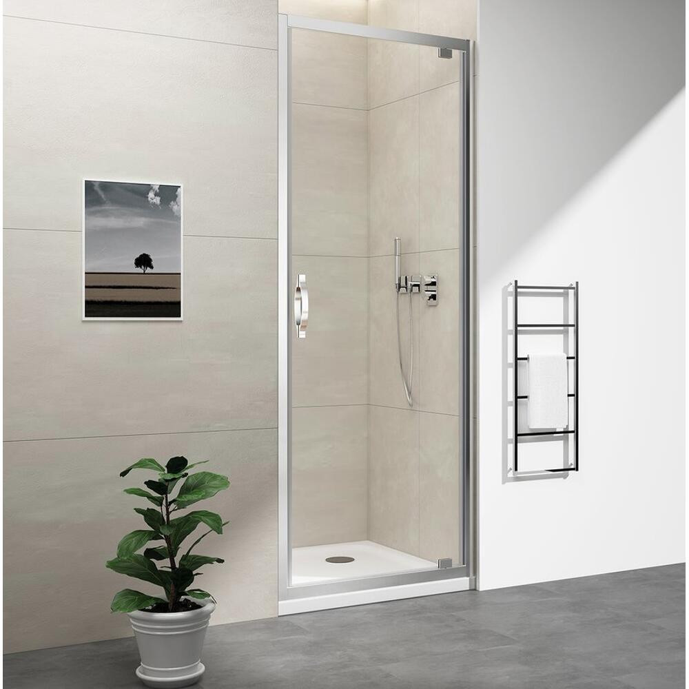Gelco SIGMA SIMPLY douchedeur met helder glas, Breedte: 80 cm