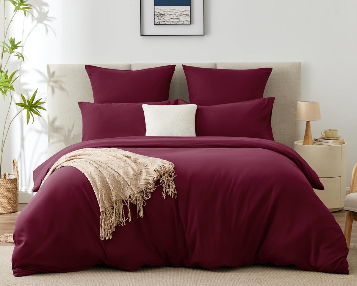 Ibenzoa Stijlvolle en Zachte Microvezel Beddengoedset voor Comfortabel Slapen - 200 x 200 cm