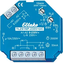 Eltako Treppenlichtzeitschalter 8-230VUC,1S,16A TLZ61NP-230V+UC