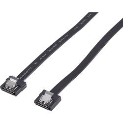 Renkforce Festplatten Anschlusskabel [1x SATA-Buchse 7pol. - 1x SATA-Buchse 7pol.] 0.50 m Schwarz RF-4174584