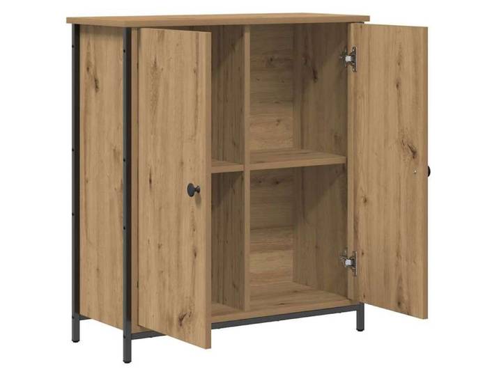Maison Soldes Buffet bas/vitrine - Cabinet/Armoire Placard chêne artisanal 70x30x80cm Bois d'ingénierie Moderne557819