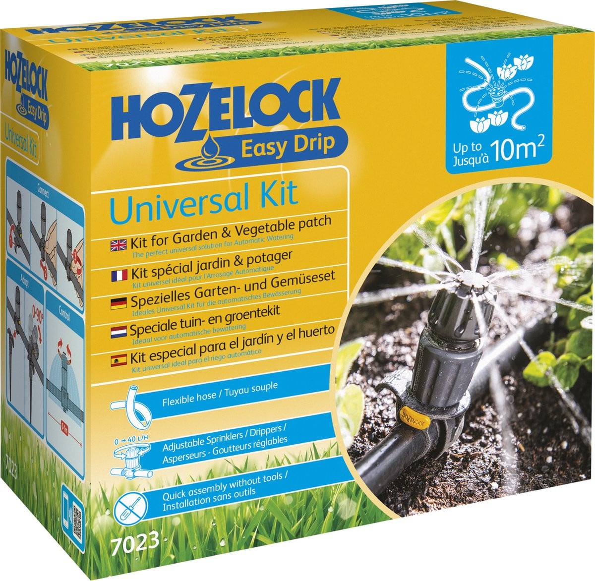 Hozelock Easy Drip universele sprinkler startset, 20,2 x 30 x 26,7 cm