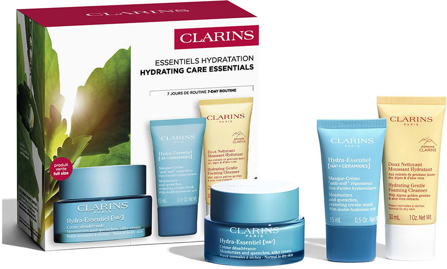 Clarins Hydra Essentiel Crème Hydratante Coffret De 3 Pièces