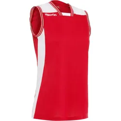 Macron, Damen, Sportshirt, Radon (M), Mehrfarbig, Weiss, Rot