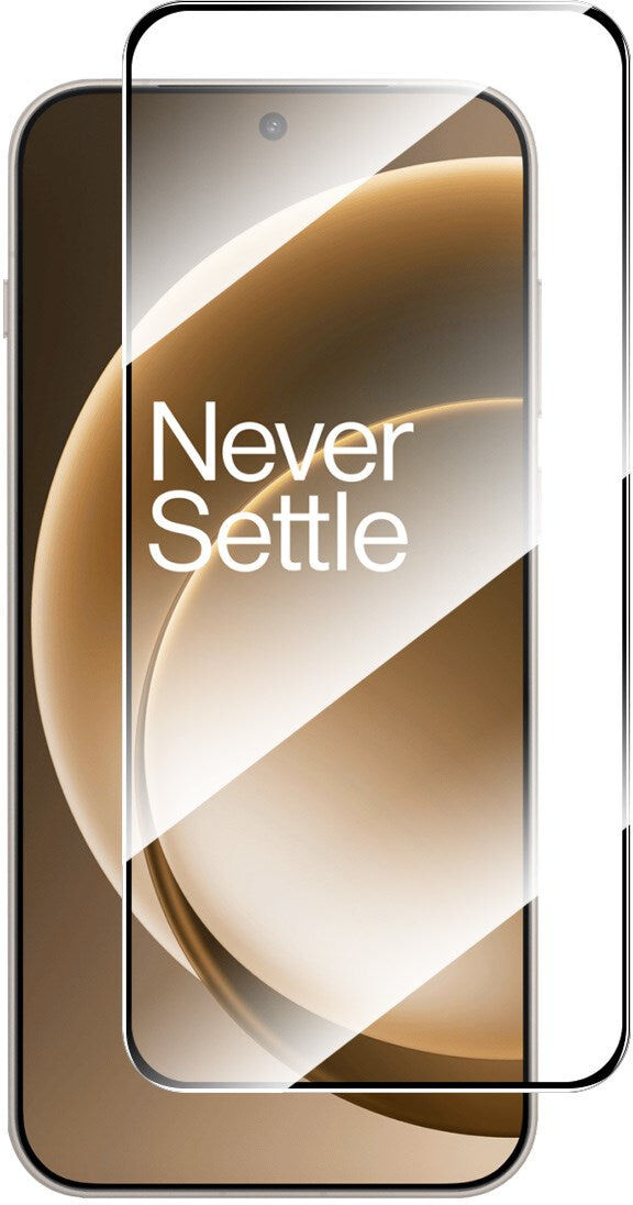 OnePlus 15 ENKAY Skærmbeskyttelse - Hærdet Glas - Gennemsigtig / Sort Kant