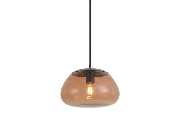 Suspension rétro marron avec verre marron - Giselle