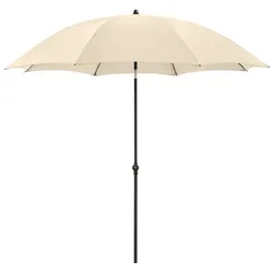 Doppler Marktschirm myZone Manual Ø 200 cm Stahl Beige Natur