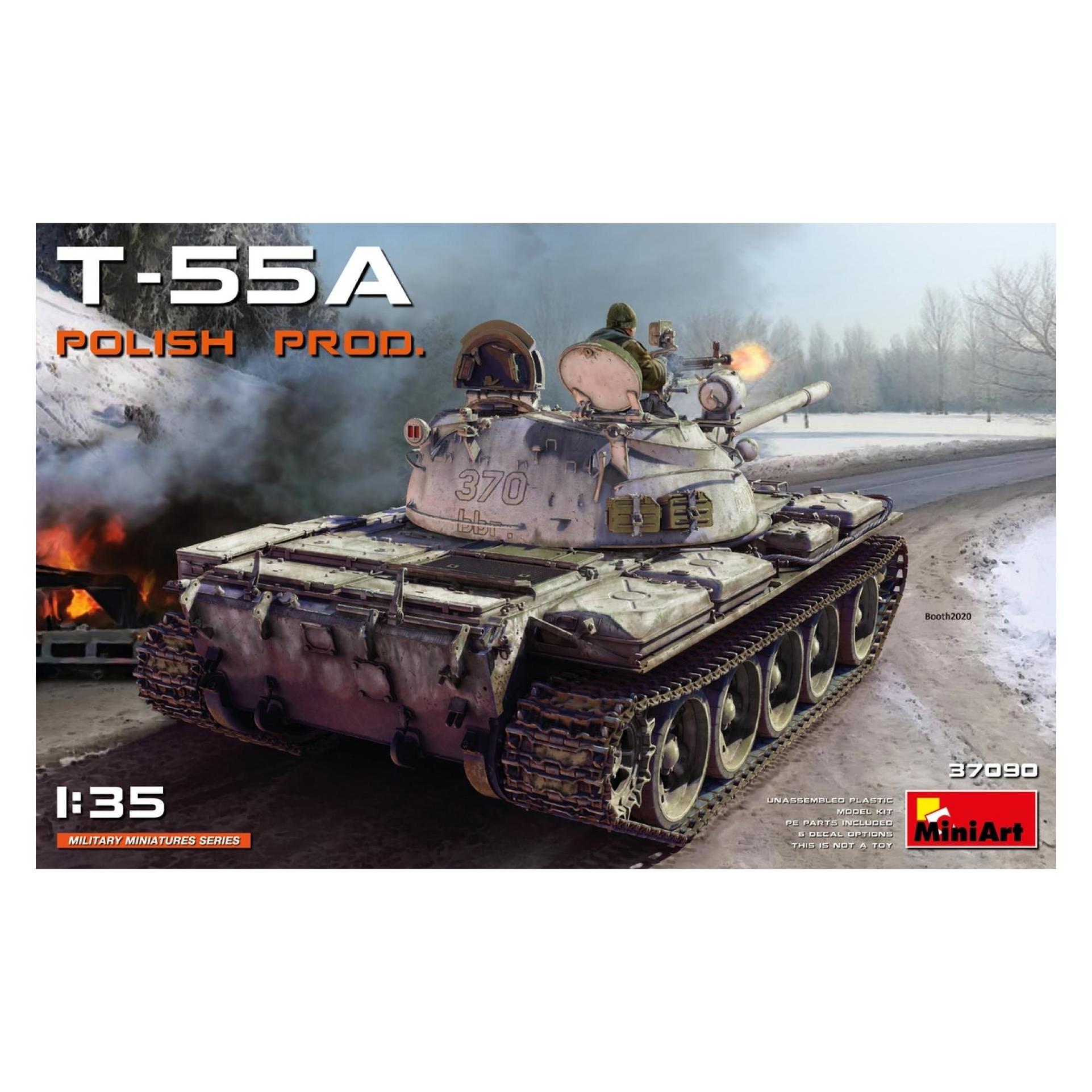 Mini art T-55a Polish Production (37090)