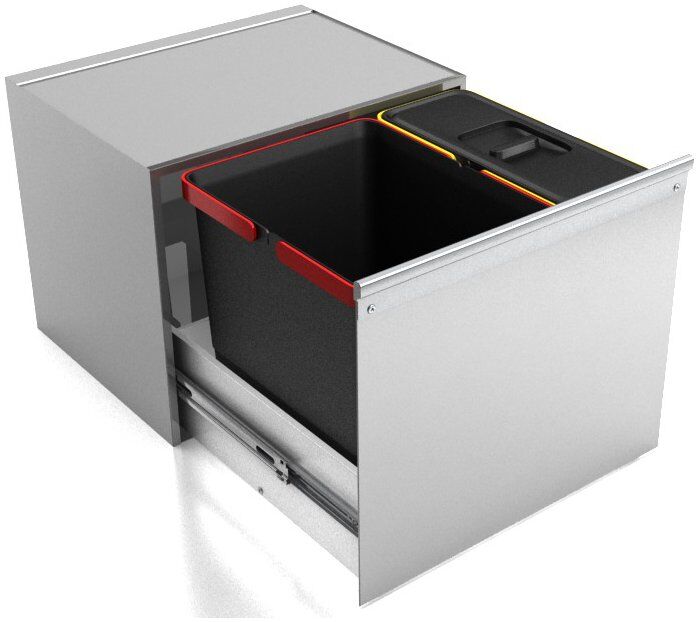 Pattumiera incasso Lavenox SY T 28 SYSTEM Inox