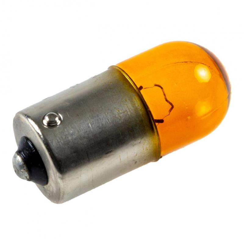 Ampoule Neolux 12V 10W BAU15S ergot décalé orange