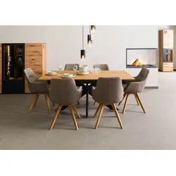 Esstisch verlängerbar Wildeiche 180-265x100 natur geölt KITZBÜHEL #11