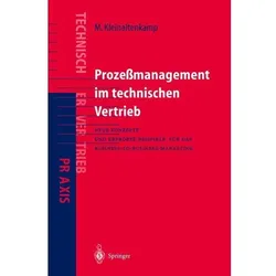 Prozessmanagement im Technischen Vertrieb, Fachbücher von Michael Kleinaltenkamp, Michael Ehret
