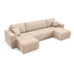 PANORAMASOFA Vasco 5 Sitzplätze Beige