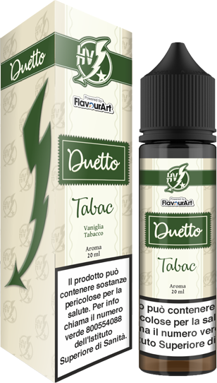 Flavourart Duetto Tabac Liquido Shot 20ml Tabacco Vaniglia