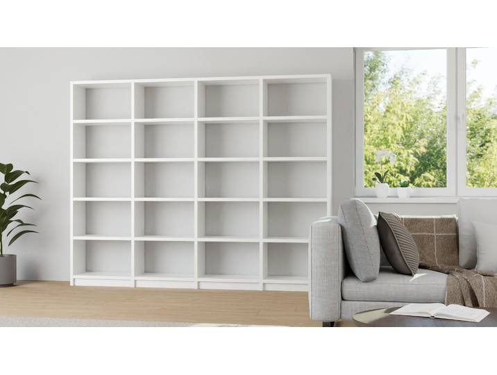 Schlichtes Regal nach Maß MDF Beschichtet MDF Weiß matt