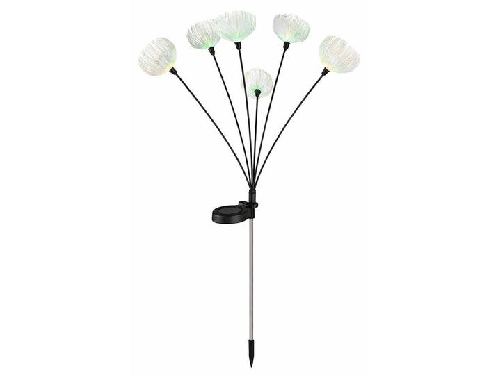 LED Solarleuchte, Edelstahl, RGB Farbwechsler, H 70 cm