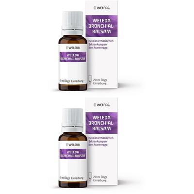 Bronchialbalsam Weleda 2x 2x20 ml Einreibung