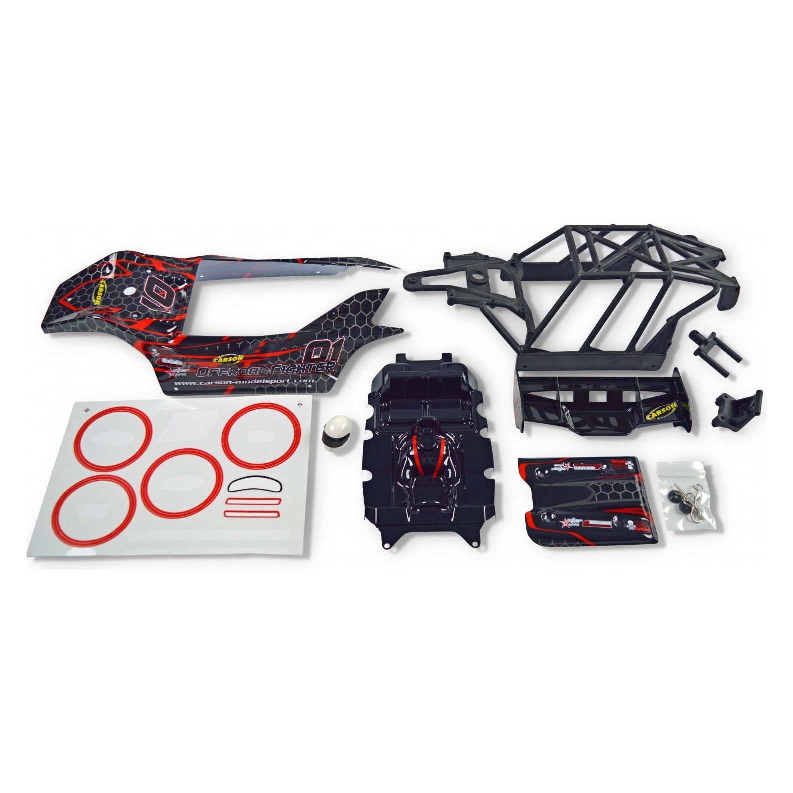 Carson Karosserie-Set Offroad Fighter Cage rot (500800112)