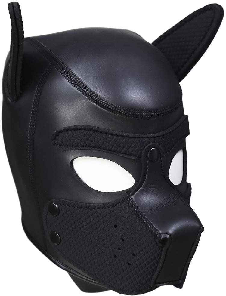 Kinky Puppy Cagoule PUPPY Néoprène Noir