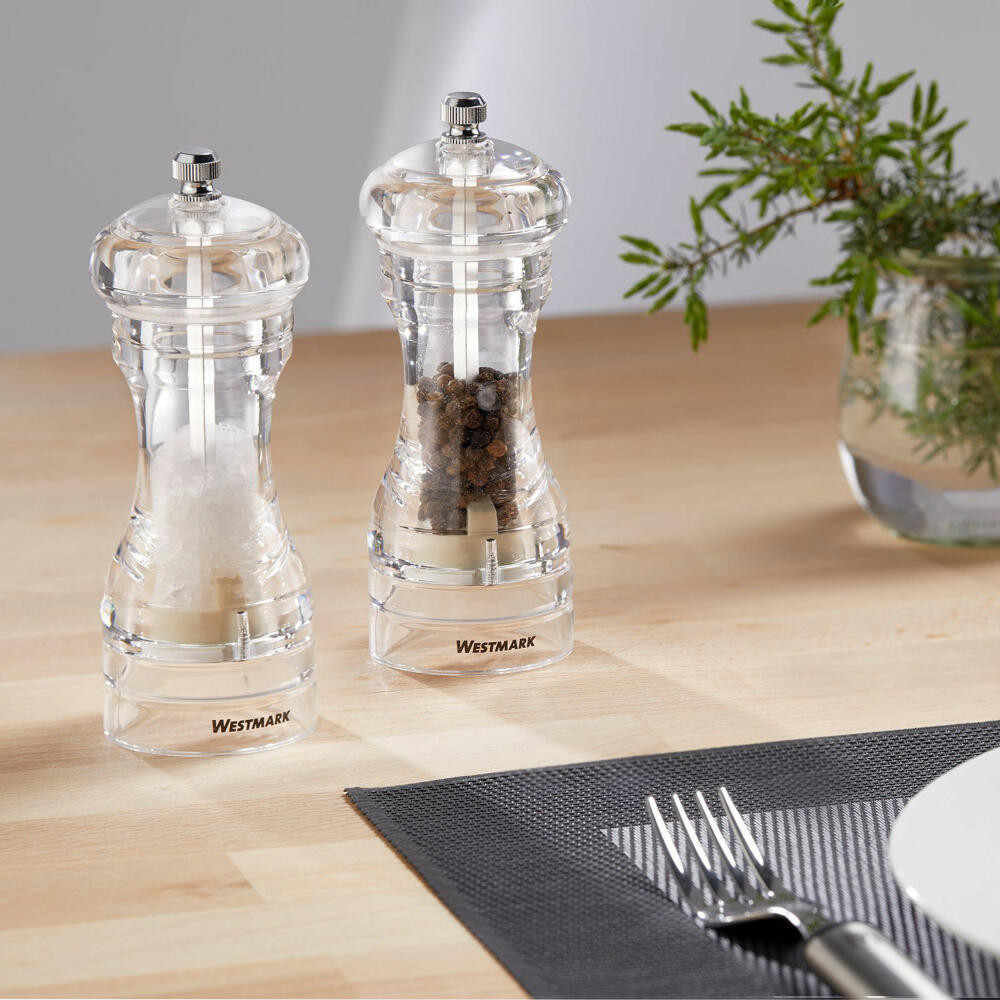 Westmark Acryl Zout- en pepermolens set