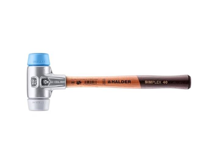 Maillet SIMPLEX\, TPE souple/TPE moyen; avec boîtier en aluminium et manche en bois D=40 mm 3113.040