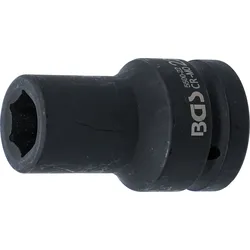 BGS Kraft-Steckschlüssel-Einsatz Sechskant, tief | Antrieb Innenvierkant 25 mm (...