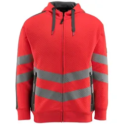 Mascot,  unisex Warnschutz-Langarmshirt Corby rot Grosse 4XL (4XL)