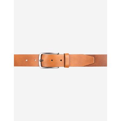 Ledergürtel BRAX "Style HERRENGÜRTEL", Herren, Gr. 85, cognac, Leder, Gürtel Ledergürtel