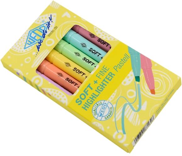 Highlighter soft + fine pastell (6) 12st