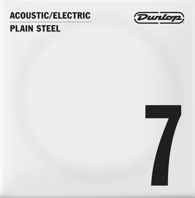 Dunlop Plain Steel Single String 007