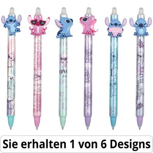 CoolPack Gelschreiber Disney Stitch Pastel sortiert, radierbar, Strichbreite 0,5 mm, Schreibfarbe blau