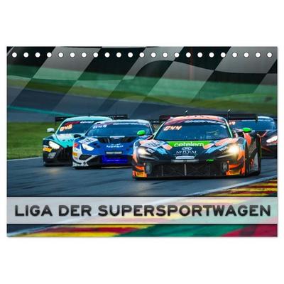 Liga der Supersportwagen (Tischkalender 2026 DIN A5 quer), CALVENDO Monatskalender