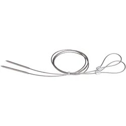All Grill Flexibles Schaschlikdraht / Grilldraht 2 Stück Edelstahl 72 cm