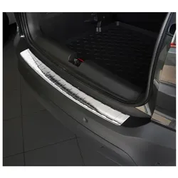 Aristar, Kennzeichenhalter, Edelstahl Ladekantenschutz für Opel Crossland X ab 2017 bis heute (Heck)