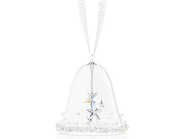 Swarovski Kerstbel XS 2024 5682732 beeldje kerstklok wit kristal\, kerstdecoratie en sierlijk sierelementen voor in huis
