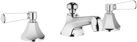 Dornbracht Madison Flair Dreiloch-Armatur 20700370-00 für Waschtisch, mit Ablaufgarnitur, chrom