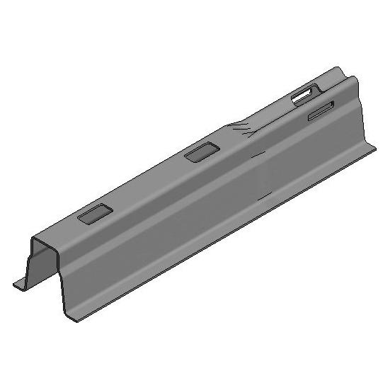 Van der Valk Solar Systems 741801500 galvanisierte Dachträgerschiene L=1500x1,5mm Flachdachmontage ValkPro+ L10 (Solaranlage Montagematerial) (7506301545)
