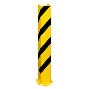 Moravia Anfahrschutz für Regale, U-Profil, 6mm Stahl, BxH 160 x 1200mm