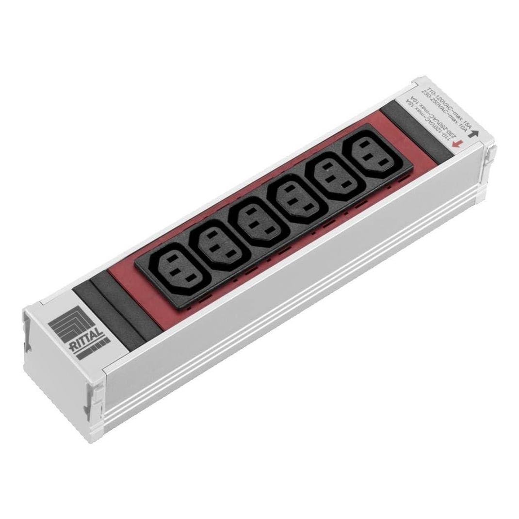 Rittal PSM Plus socket modules 6 x IEC 320 socket C13 (7856082)