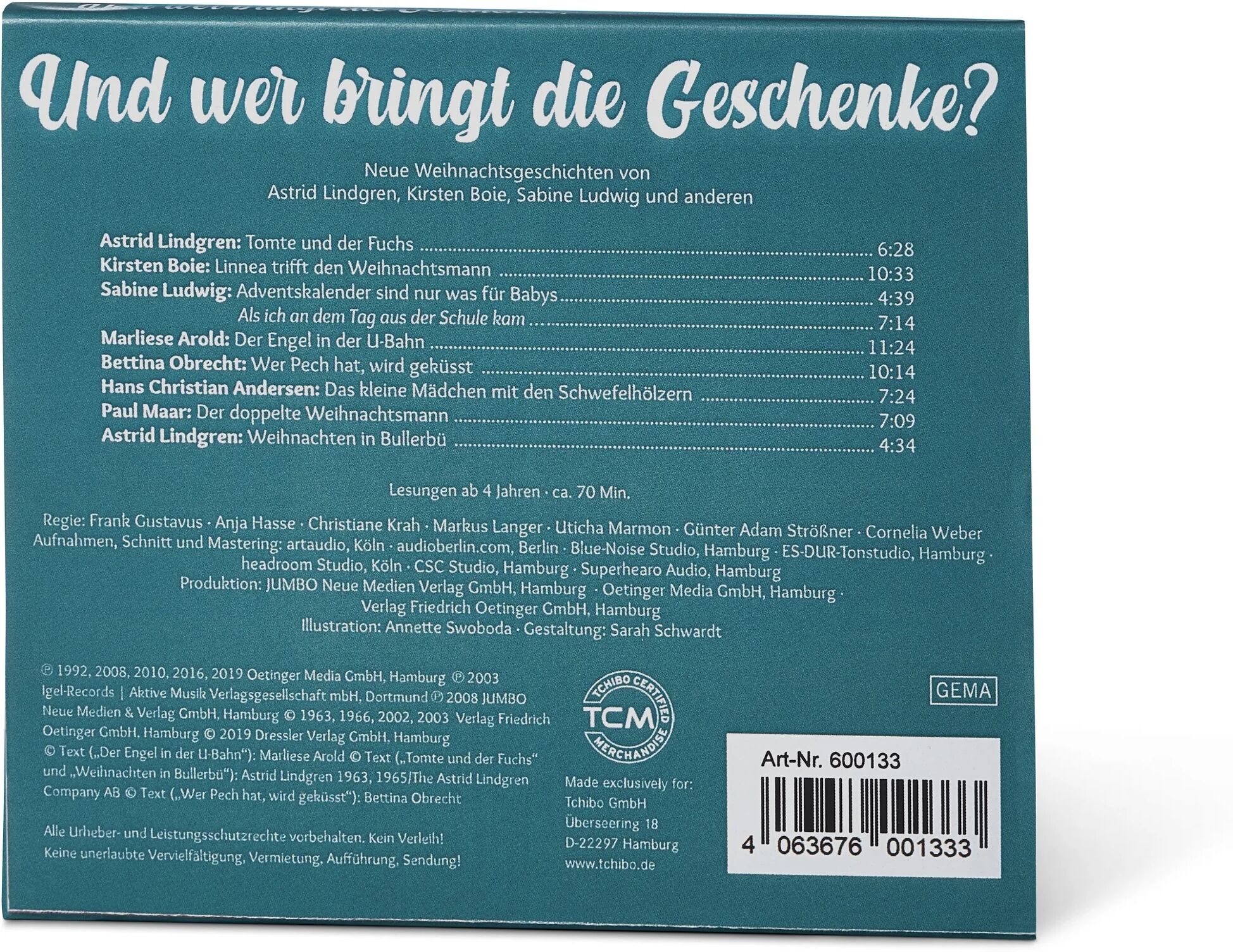 Tchibo - CD »Und wer bringt die Geschenke?«