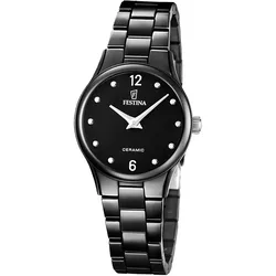 Festina F20751/7 Damenarmbanduhr Keramik Schwarz