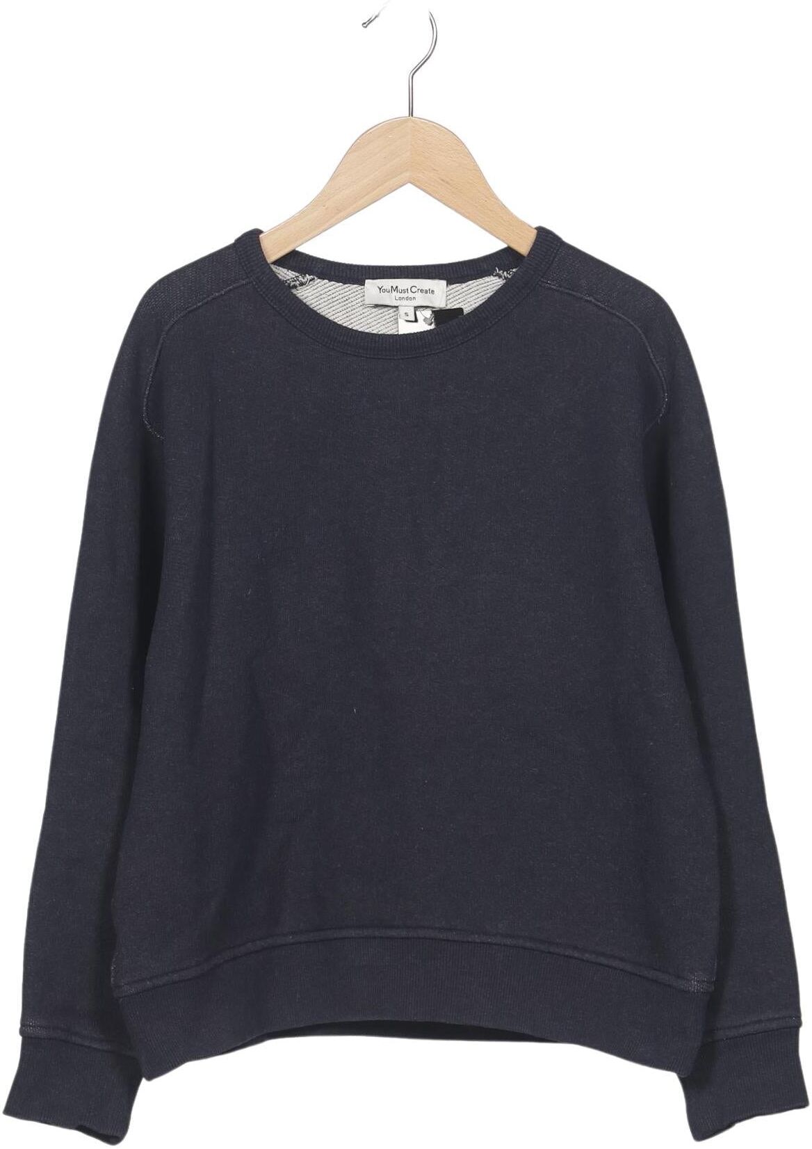 YMC You Must Create Damen Sweater, Marineblau, Gr. S, Baumwolle - Second Hand